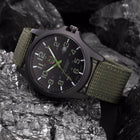 Shock Resistant Watch, Mens Tactical Watch with Stopwatch and Date, Stainless Steel Watch, Water Resistant to 164 ft