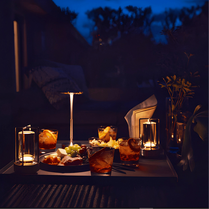 LED Table Lamp with Adjustable Brightness | Rechargeable Wireless Design for Versatile Indoor Lighting