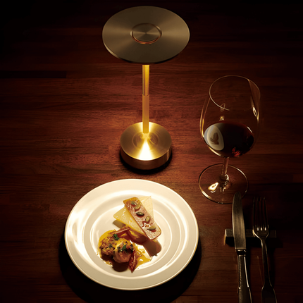 LED Table Lamp with Adjustable Brightness | Rechargeable Wireless Design for Versatile Indoor Lighting