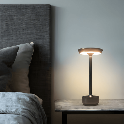 LED Table Lamp with Adjustable Brightness | Rechargeable Wireless Design for Versatile Indoor Lighting