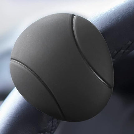 Steering Wheel Spinner Knob, Black or Red, One-Hand Turning Aid, Installs in Minutes with Included Screws and Hex Wrench