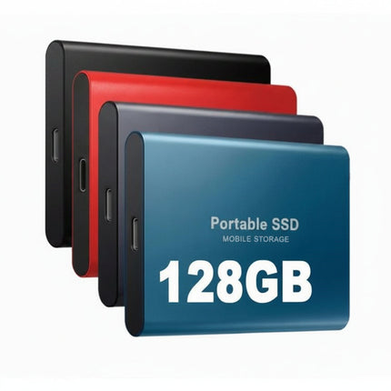 High-Speed Portable SSD with 128GB Capacity | Compact External Storage for Quick File Transfers