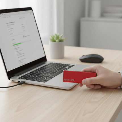 High-Speed External SSD with Plug-and-Play Design | Portable Storage for Easy File Backups and Transfers