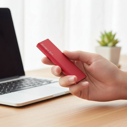 4TB Portable External SSD with USB-C Connection | Ultra-Thin Design for Effortless Data Storage