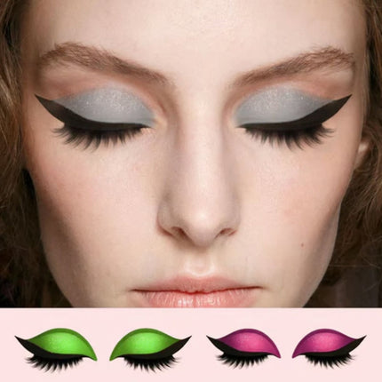 Eye Makeup Stickers 3-in-1 Set for Easy Application | Quick & Flawless Look with Eyeshadow, Eyeliner, and Lashes