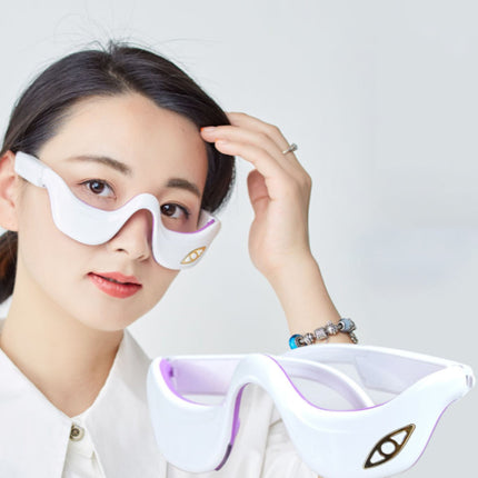Eye Massager for Under Eye Rejuvenation with Heat & Vibration | Portable Device for Fine Lines and Dark Circles Relief