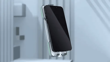 Mini Power Bank with Built In Phone Stand, Portable Charger for Lightning and Type C Phones