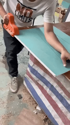 Manual Edge Trimming Tool with 45, 60, 90 and 120 Degree Blades for Gypsum, Softwood and Plastic