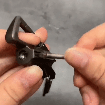 Keychain Lighter 3-in-1 with Bottle Opener, Refillable Pocket Flame Tool with Up to 10,000 Strikes, 3 Colours