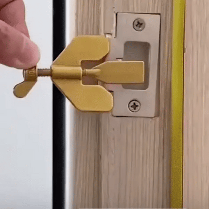Portable Safety Door Lock with Adjustable Security Features | Compact Design for Enhanced Home Protection