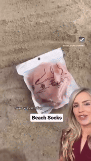 Water Socks for Beach and Swimming, Non Slip Silicone Socks with Quick Dry Barefoot Fit