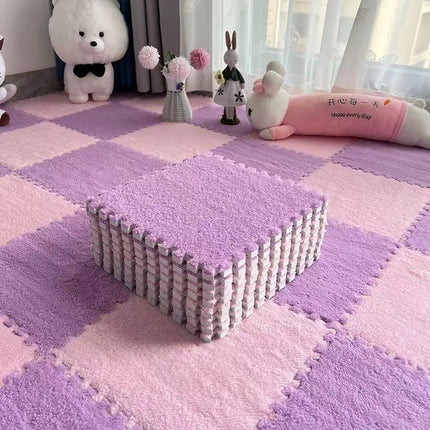 Plush Puzzle Tiles Set for Kids with Non-Toxic Foam | Safe & Soft Play Mat