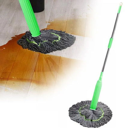 Self-Wringing Microfiber Mop with Adjustable Handle | Effortless Cleaning for Hard Floors
