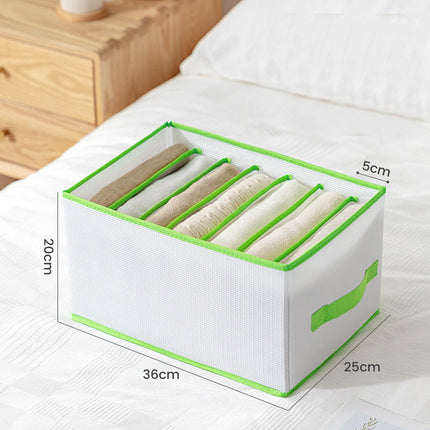 Foldable Clothes Storage Organizer for Drawers, 5 Sizes from 36 x 17 x 12 cm to 44 x 28 x 22 cm for Closet and Wardrobe