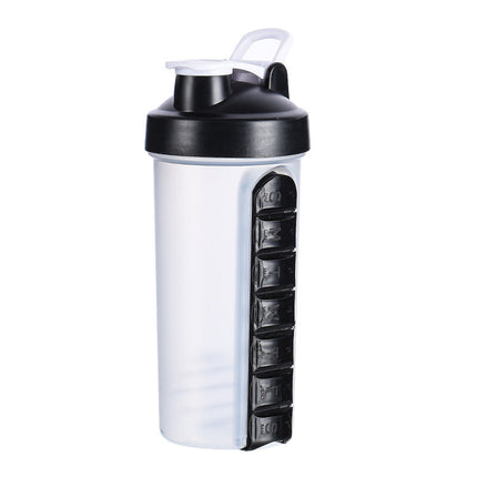 Daily Pill Organizer Water Bottle with Leak-Proof Design | Convenient Hydration for Medication Management