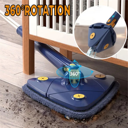 360° Self-Wringing Mop with Ergonomic Handle | Effortless Cleaning for All Floors