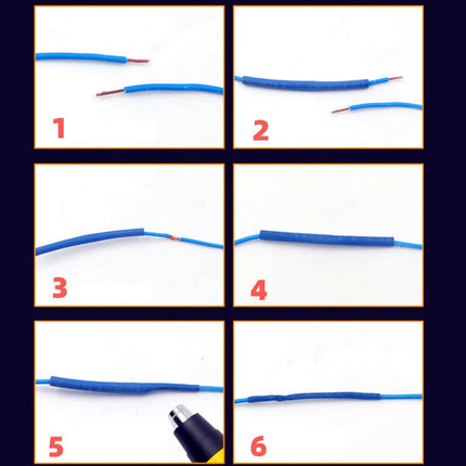 Heat Shrink Tubing Kit, 530 Piece Wire Insulation Sleeve Assortment for Cable Repair at Home, Car and Workshop