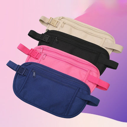 Slim Hidden Money Belt with Adjustable Strap | Secure Travel Wallet for Safety and Convenience