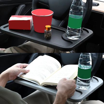 Car Steering Wheel Table, Steering Wheel Tray for Eating and Working