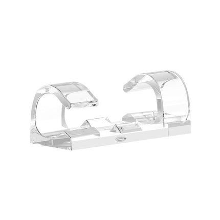 Transparent Cable Clips with Strong Adhesive | Set of 20 for Tidy Organization