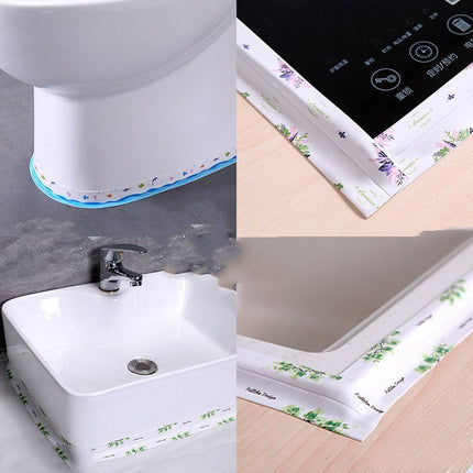 Waterproof Sealing Tape for Sink and Bathtub Corners, Self Adhesive Kitchen and Bath Seam Strip, 7 Patterns