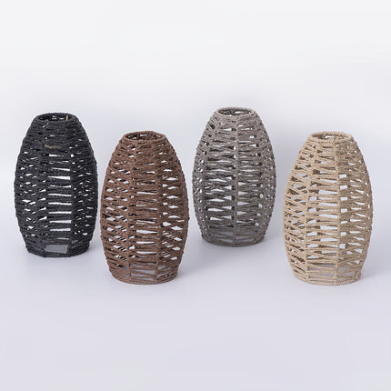 Handwoven Paper Rope Pendant Shade with Unique Artisanal Finish | Soft Ambient Lighting for Coastal and Bohemian Interiors