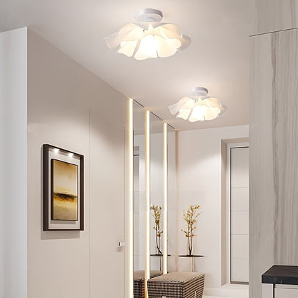 Rose Petal Ceiling Light with Elegant Floral Design | Soft Ambient Glow for Bedrooms and Hallways