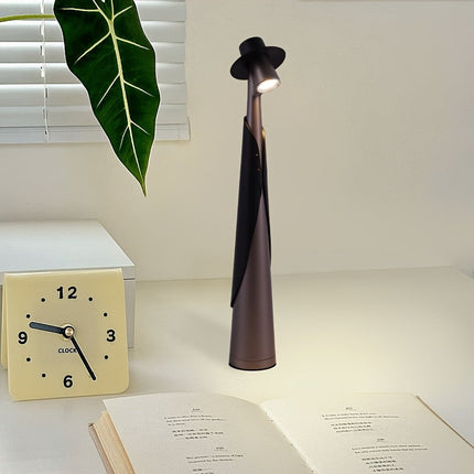 Rechargeable LED Desk Lamp with Touch Control | Artistic Modern Design for Soft Ambient Lighting