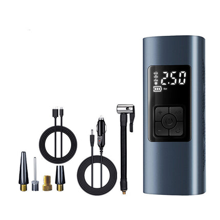 Portable Car Air Pump with Digital Pressure Gauge | Compact & Fast Inflation