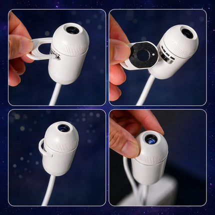 Galaxy Projector with Adjustable Brightness & 16 Color Modes | Create a Stunning Night Sky Experience