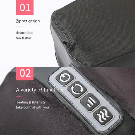 Electric Foot and Calf Massager with Heat and Adjustable Settings, Kneading Leg Massager for Feet and Calves, EU, UK and US Plug Options