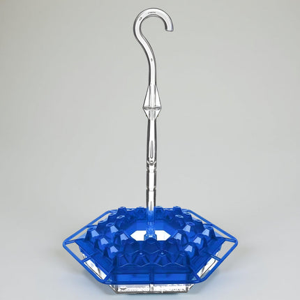Hummingbird Feeder with 30 Feeding Ports & Easy Fill Design | Outdoor Hanging Station for 12 oz Nectar Capacity