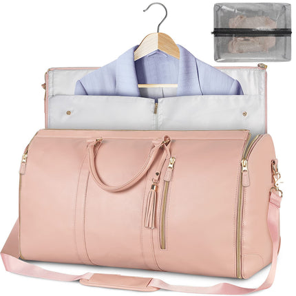 Travel Garment Bag for Suits and Dresses, Hanging Clothes Carrier for Trips and Wardrobe Storage
