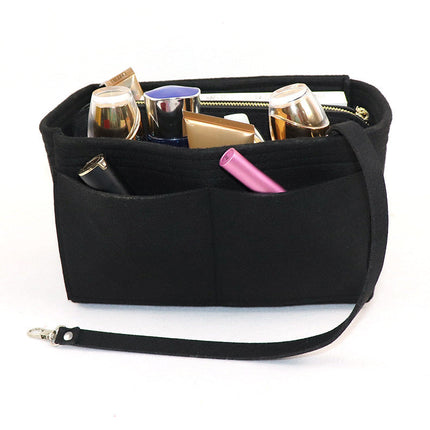 Tote Bag Organizer Insert with Structured Compartments, 4 Sizes S to XL, 10 Colors, Soft Purse Divider for Handbags and Shoulder Bags