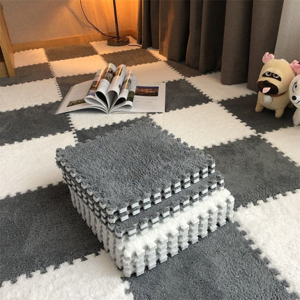 Plush Puzzle Tiles Set for Kids with Non-Toxic Foam | Safe & Soft Play Mat