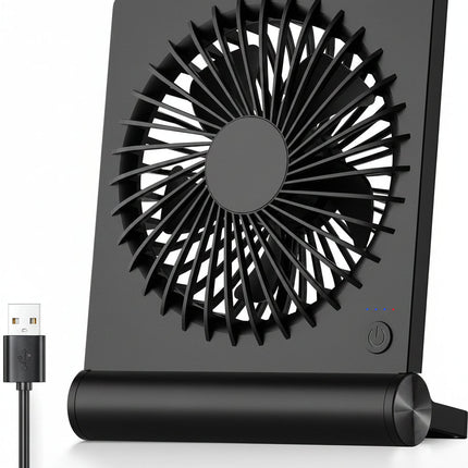 Portable USB Table Fan with Foldable Design | Compact Cooling for Home and Office Use