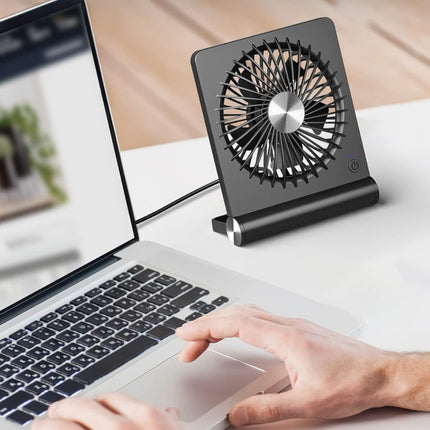 Portable USB Table Fan with Foldable Design | Compact Cooling for Home and Office Use