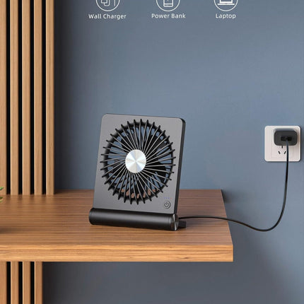 Portable USB Table Fan with Foldable Design | Compact Cooling for Home and Office Use