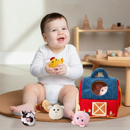 Soft Plush Farm Animal Toys Playset | Engaging Role Play for Imaginative Learning and Storytelling