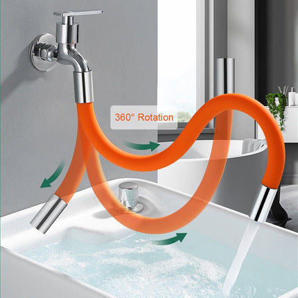 Faucet Extension Hose, 360 Degree Rotation, G 1/2 Inch Universal Fit, 8 12 and 20 Inch Lengths for Kitchen and Bathroom