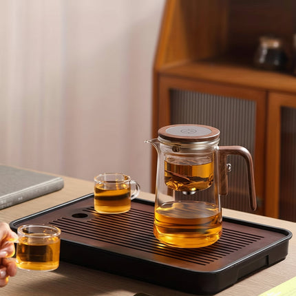 Glass Teapot Infuser for Loose Leaf Tea with Removable Stainless Steel Basket | Perfect Steeping Control for Smooth Flavor