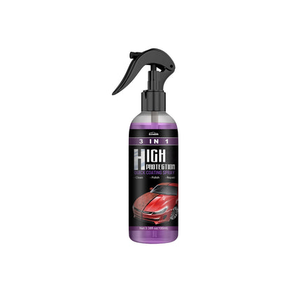 Car Coating Spray 3-in-1 with Nano Protective Formula, Hydrophobic Gloss Shield Against UV Rays and Dirt