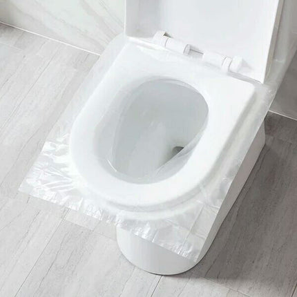 Disposable Toilet Seat Covers, Waterproof Individually Wrapped Seat Protectors for Travel and Public Restrooms