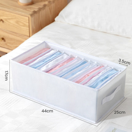 Foldable Clothes Storage Organizer for Drawers, 5 Sizes from 36 x 17 x 12 cm to 44 x 28 x 22 cm for Closet and Wardrobe