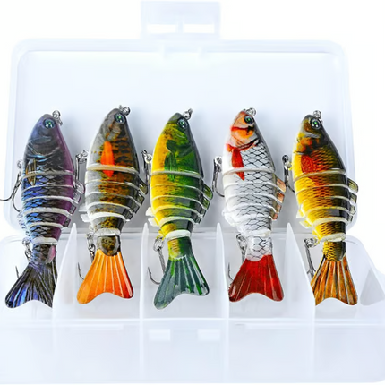 Fishing Lures, Jointed Swimbait with Built In Bell – image 9