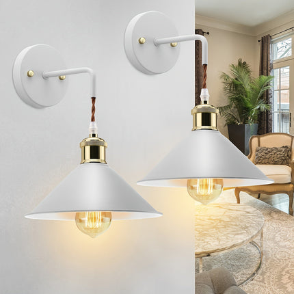 Modern Metal Wall Sconce with Oil-Rubbed Finish | Industrial Lighting Fixture for Bedrooms and Living Rooms