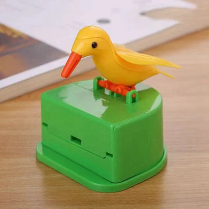 Toothpick Holder, Perching Bird Toothpick Dispenser for Table Decor, Novelty Housewarming Gift for Home