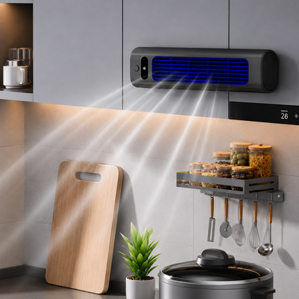 Portable Air Cooler, Rechargeable Evaporative Air Cooler, Mini Portable Fan, Bladeless Desk Fan, Battery Operated Fan