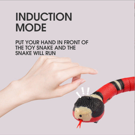 Interactive Smart Sensing Snake Pet Toy | Engaging, Realistic Play for Cats and Dogs