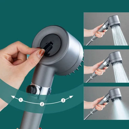 Filtered Water Shower Head with Adjustable Spray Settings | Spa-Like Clean for Hair and Skin